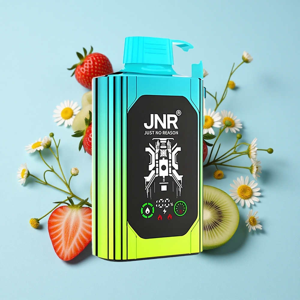 JNR Shisha Hookah Box 20500 Pufuri Capsa Dispozabila Capsuni Kiwi Romania vape wholesale Afisaj HD Dual Mesh Coil