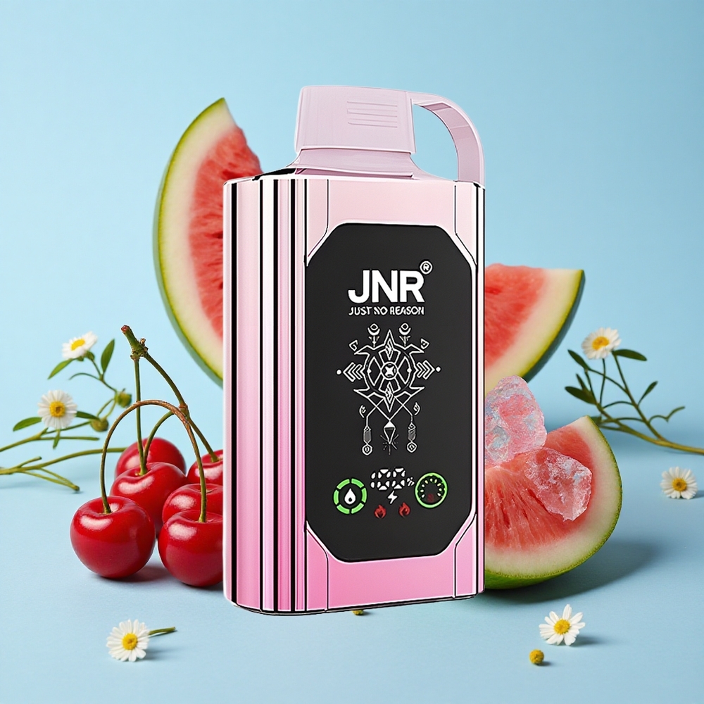 JNR Shisha Hookah Box 20500 Pufuri Capsă Unică Aroma Cireșă Pepene Verde Înghețat Romania vape wholesale Display HD Încărcare Rapidă Type-C