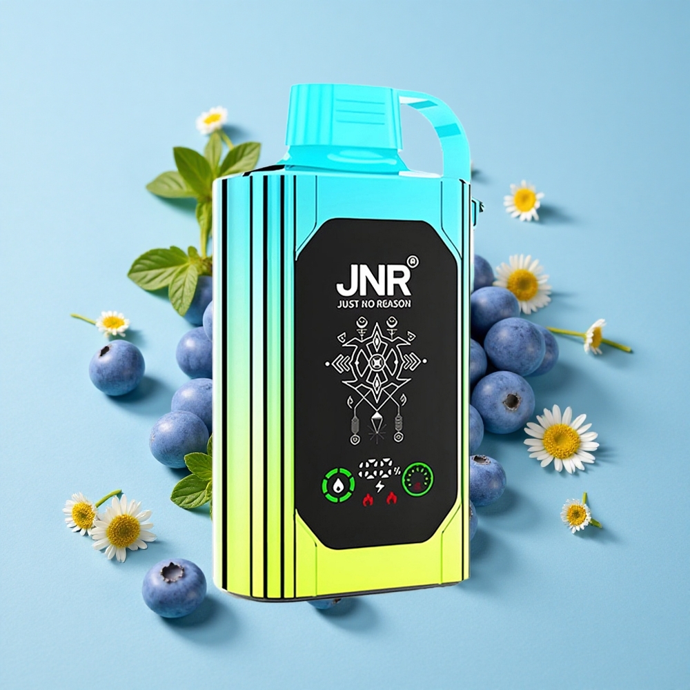 JNR Shisha Hookah Box 20500 Pufuri Disposable Vape Afină Mentă Romania vape wholesale Ecran HD Capacitate Baterie 1000mAh