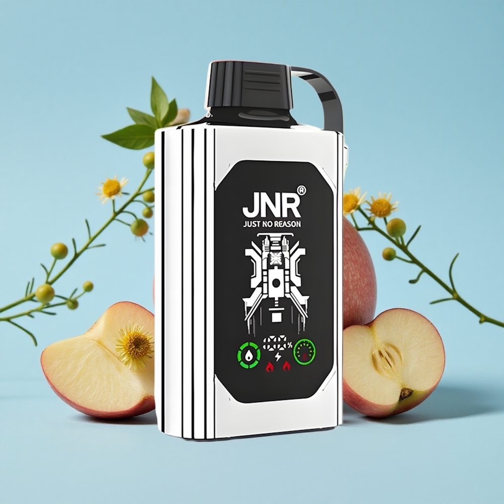 JNR Shisha Hookah Box 20500 Pufuri Disposable Vape Măr Double Romania vape wholesale Cu Ecran HD și Încărcare Rapidă Type-C