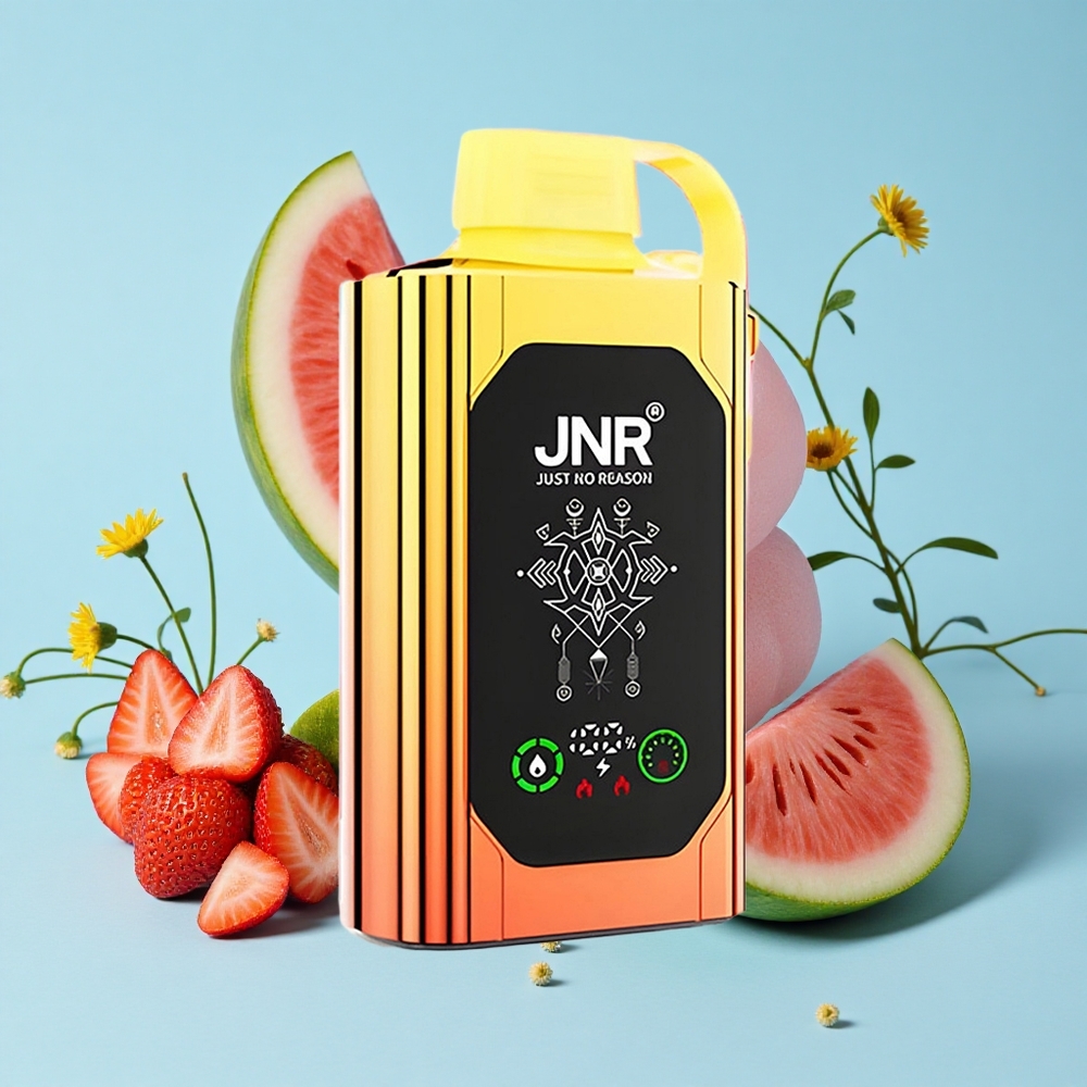 JNR Shisha Hookah Box 20500 Pufuri Pepene Verde Căpșuni Bubblegum Romania vape wholesale Afișaj HD Dual Mesh Coil