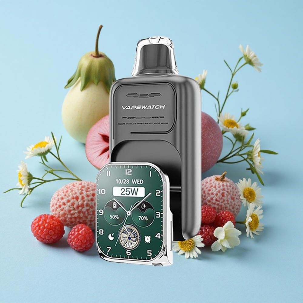 JNR Vape Watch 30000 Pufuri Disposable Vape Trei Fructe de Pădure Romania vape wholesale 1000mAh Dual Mesh Coil