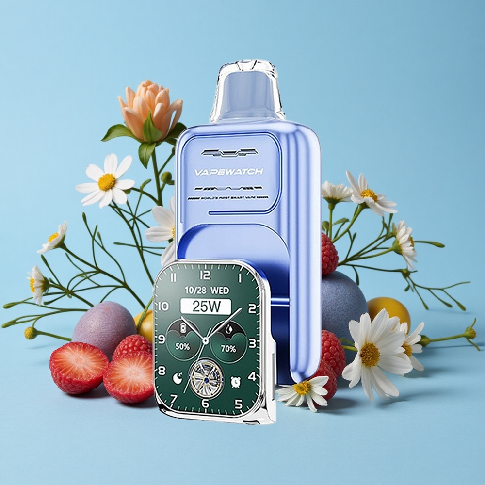 JNR Vape Watch 30000 Pufuri Disposable Vape Zmeura Albastra Gheata Romania vape wholesale Dual Mesh Coil