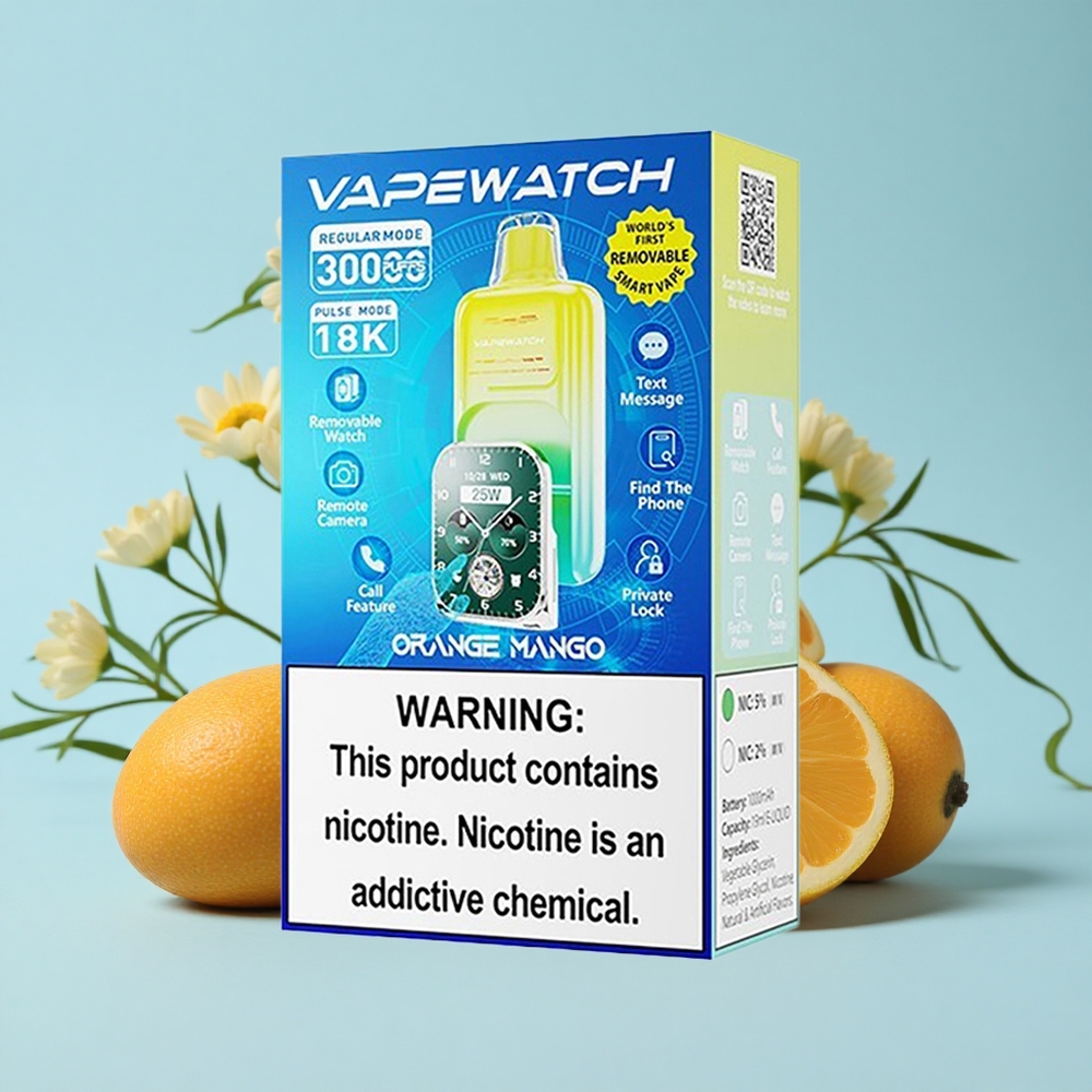 JNR Vape Watch 30000 Pufuri Portocale Mango Romania vape wholesale Capacitate lichid 19mL