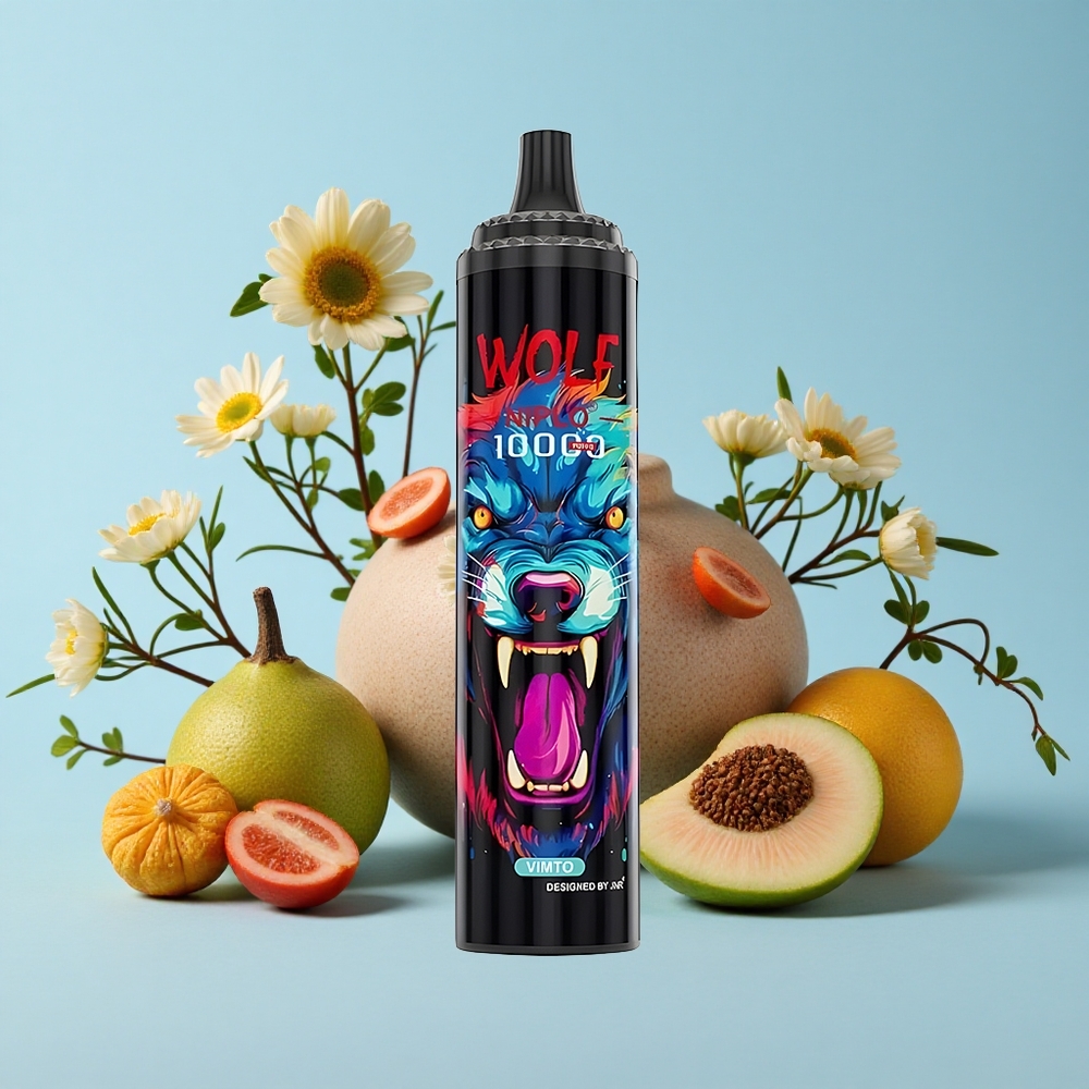JNR Wolf Niplo 10000 Pufuri Arome Vimto Romania vape wholesale Rezistenta Mesh 10 Ohm Capacitate Baterie 650mAh