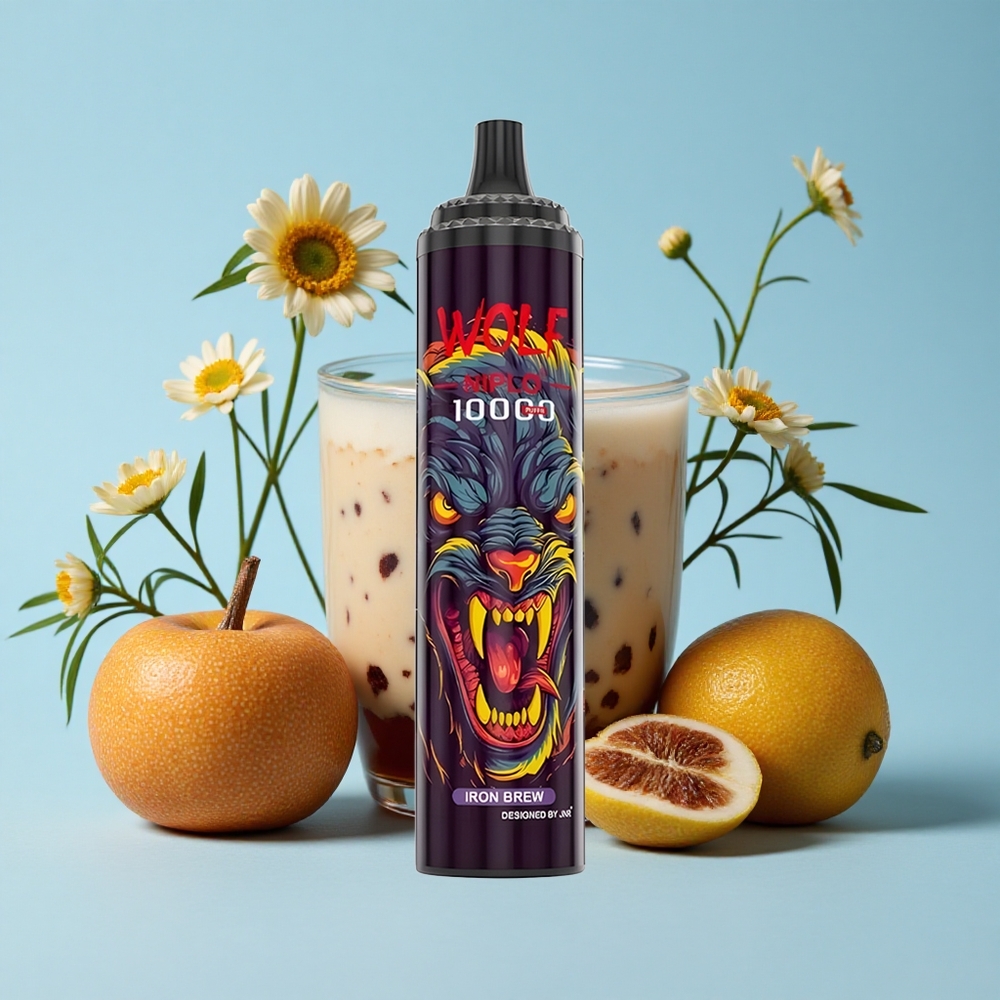JNR Wolf Niplo 10000 Pufuri Disposable Vape Iron Brew Berbec România vape wholesale Coil Mesh 10 Ohm