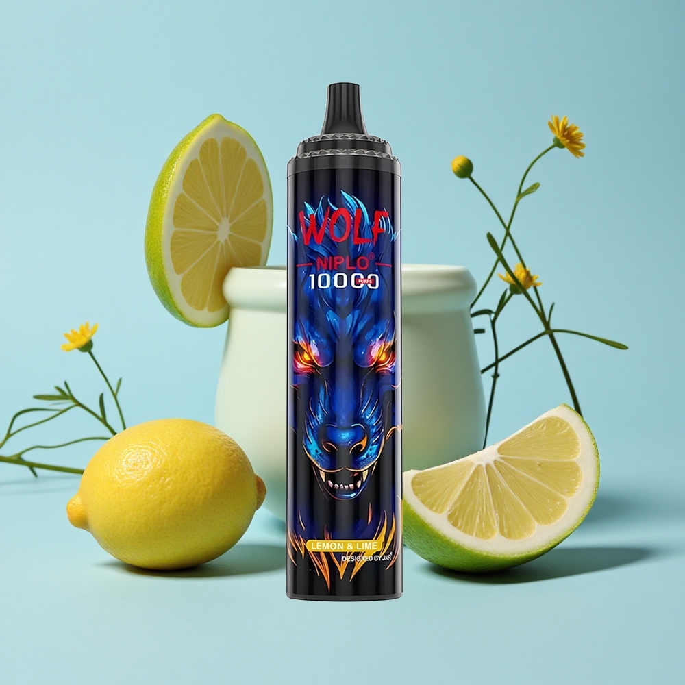 JNR Wolf Niplo 10000 Pufuri Lămâie  Lime Romania vape wholesale Rezistență Mesh 10 Ohm