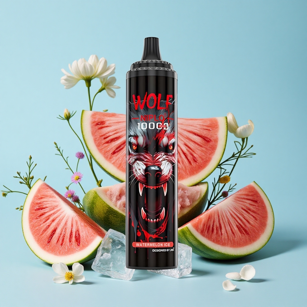 JNR Wolf Niplo 10000 Pufuri Pepene Gheata Romania vape wholesale Coil Mesh 10 Ohm Capacitate baterie 650mAh