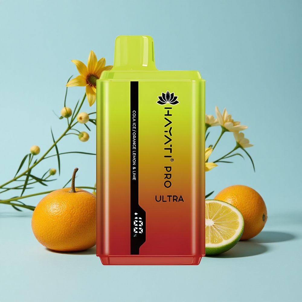 Hayati Pro Ultra 15000 Pufuri Aroma Cola Gheață Romania vape wholesale Capacitate lichid 2 12ml