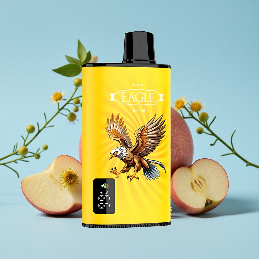 JNR EAGLE Smart 23000 Pufuri Disposable Vape Dublu Măr Romania vape wholesale Ecran Digital 1.0ohm Mesh Coil