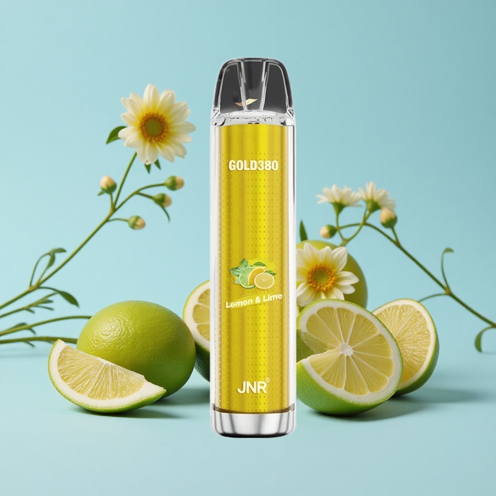 JNR Gold380 6000 Pufuri Disposable Vape Lamaie Lime Romania vape wholesale Baterie 1500mAh